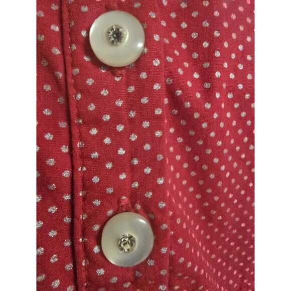 Mustard Pie Girls 4T Boutique Dress Red Polka Dot w/ Lace & Bow Trim –... - Picture 8 of 9